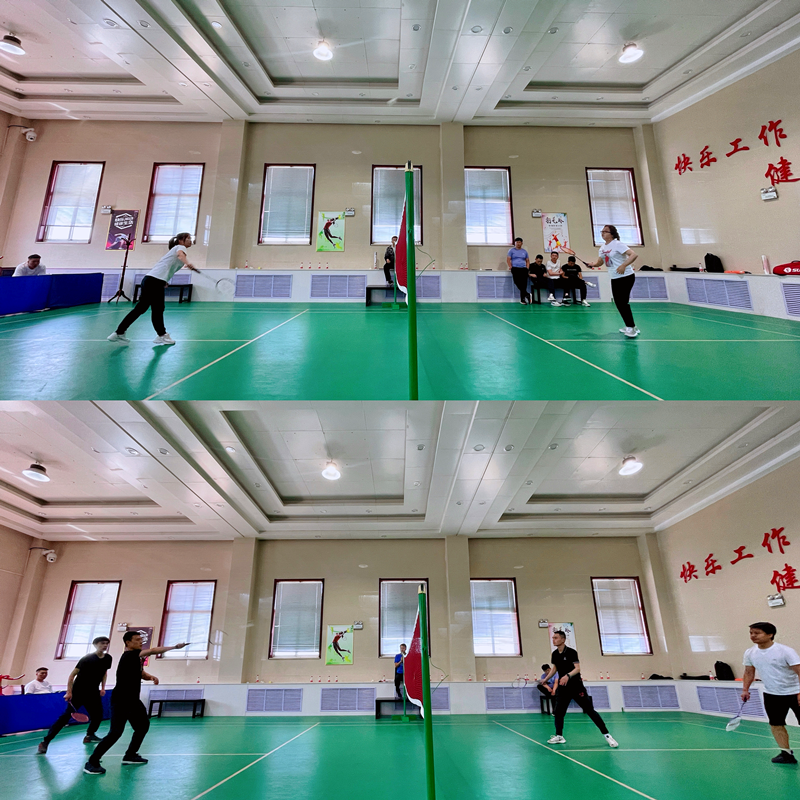 神木分公司開展第二屆“奮斗者杯”羽毛球比賽