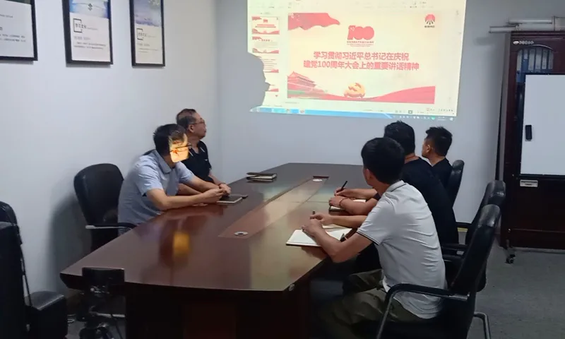 新型能源公司掀起學習貫徹“七一”重要講話精神熱潮