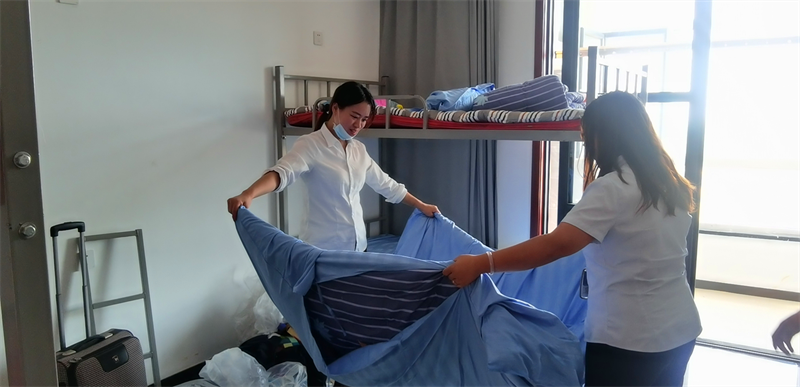 神木分公司送新入職員工到一線，用心用情“留”人才