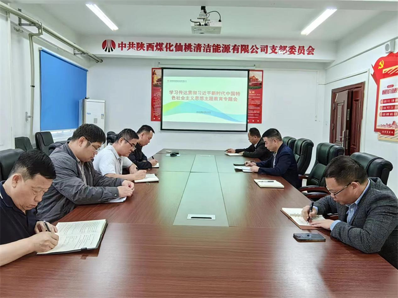 （二）公司所屬各單位迅速傳達學習新型能源公司主題教育動員會精神