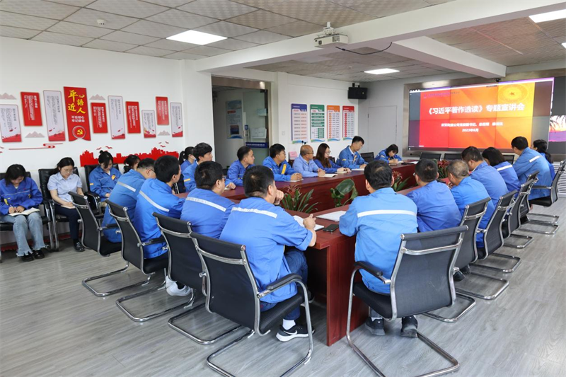 徐國強到黨建聯(lián)系點開展《習(xí)近平著作選讀》（第一、二卷）專題宣講暨主題教育專題黨課